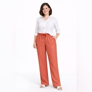 NWT Athleta Retreat Linen Wide Leg Pant – Size 18